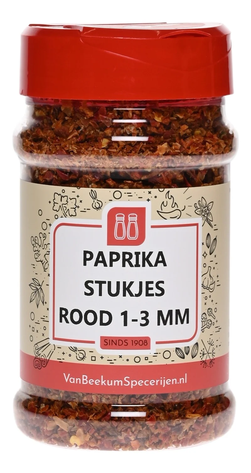 Paprika Stukjes Rood 1-3 mm