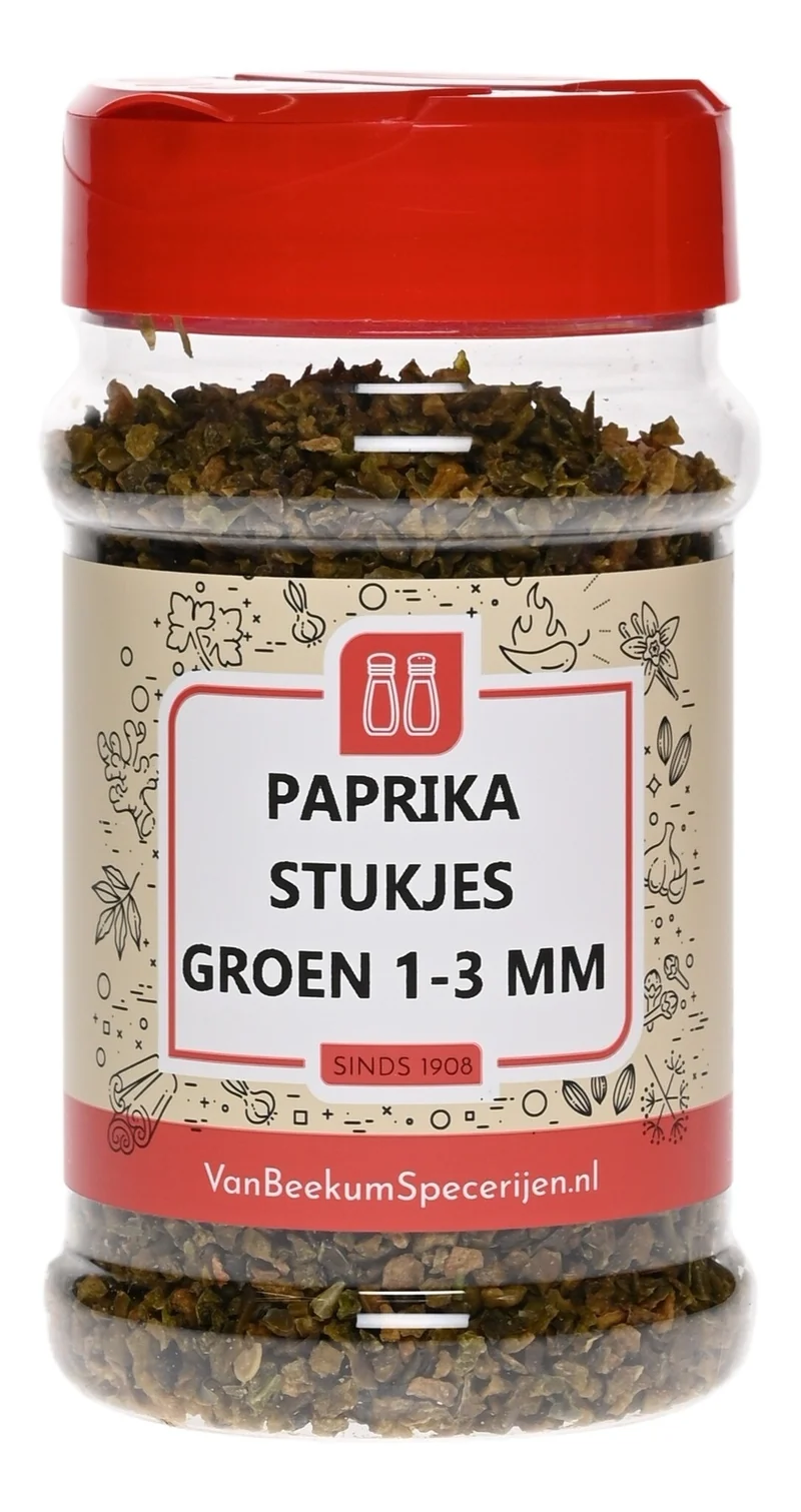 Paprika Stukjes Groen 1-3 mm